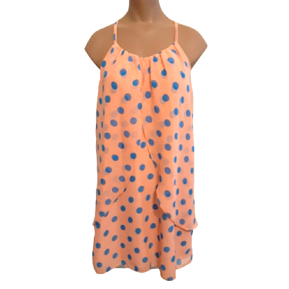 Altar'd State Halter Pink Polka Dot Mod Clowncore Dress SZ S